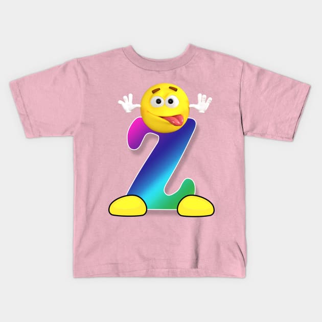 Letter Z Alphabet Smiley Monogram Face Emoji Shirt for Men Women Kids Kids T-Shirt by PatrioTEEism